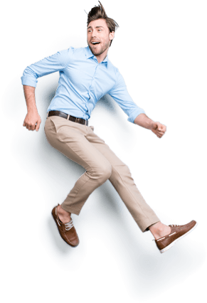 homme qui saute