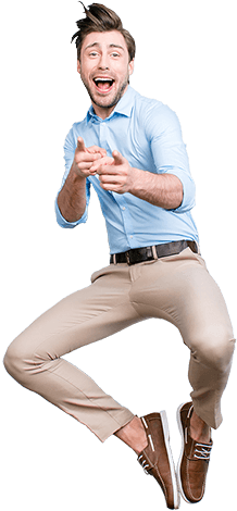 Homme pose superman
